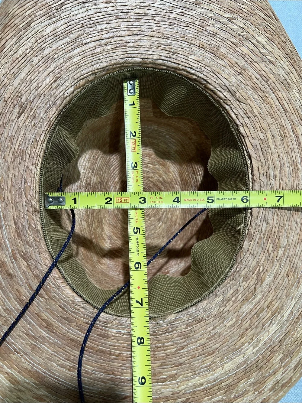 EUC Straw Cowboy Hat with Decorative Band
